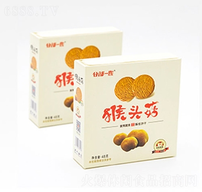 谷部一族猴頭菇餅干休閑零食辦公室分享裝48g