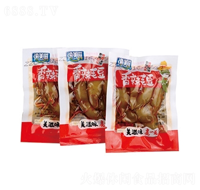 渝美滋香辣味毛豆休閑零食