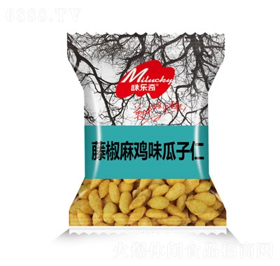 咪樂奇藤椒麻雞味瓜子仁小零食