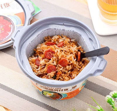 惠天然廣式臘腸煲仔飯方便米飯自熱食品夜宵