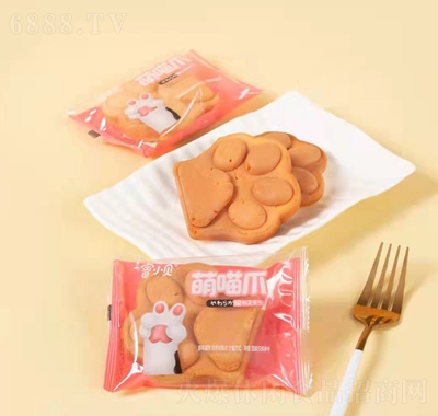 巧世家萌喵爪雞蛋仔蛋糕點心早餐休閑零食