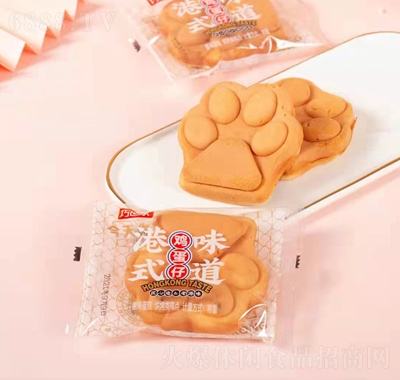 巧世家港式味道雞蛋仔蛋糕面包辦公室零食食品
