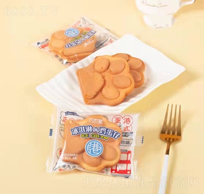 巧世家冰淇淋雞蛋仔蛋糕點心網紅零食品