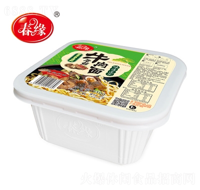 春緣香菇牛肉面方便食品