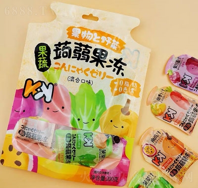超友味果蔬蒟蒻果凍休閑