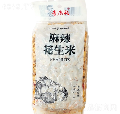 李老頭山東散裝花生麻辣味休閑食品辦公室零食