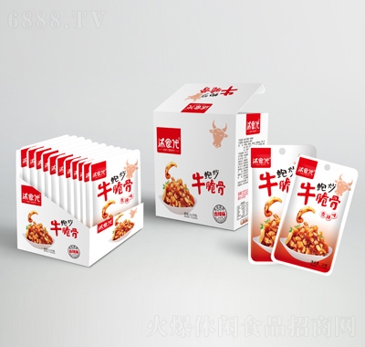 沐食代鮑炒牛脆骨香辣味