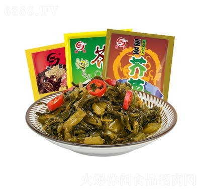 國圣芥菜咸菜下飯小菜食品