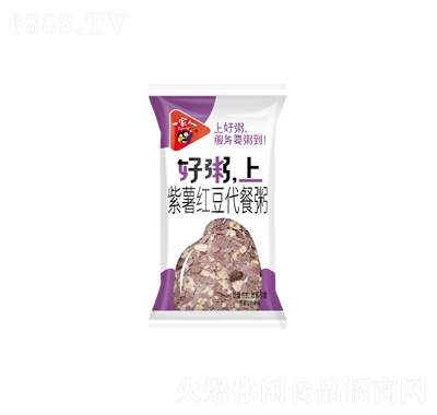 一家人紫薯紅豆代餐粥休閑食品年貨