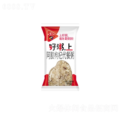 一家人阿膠枸杞代參粥網紅小吃風味零食批發