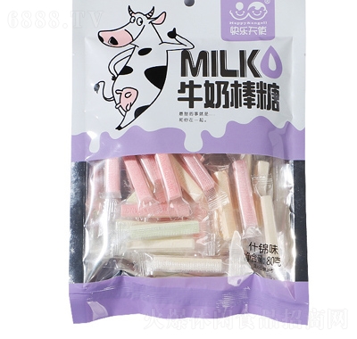快樂天使干吃牛奶棒棒條休閑小零食批發什錦味袋裝