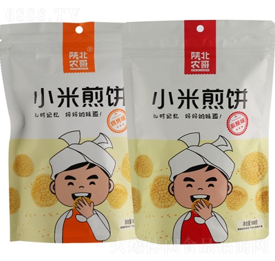 陜北農哥特產小米煎餅1