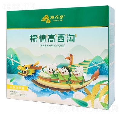 桃花卯端午粽子禮盒12