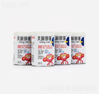 怡達靈猴部落椰奶清補涼水果罐頭食品