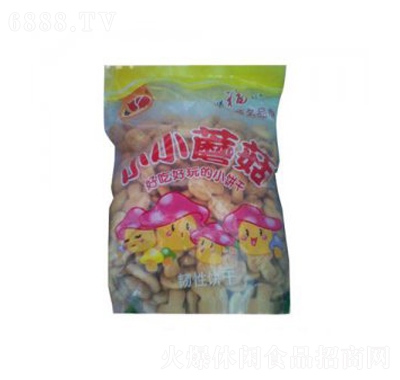 福瑞達小小蘑菇數字餅干傳統食品休閑零食