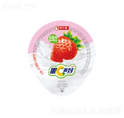 馬大姐草莓味酸奶果凍休閑食品辦公室零食