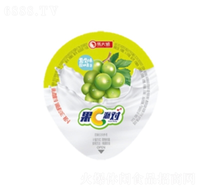 馬大姐葡萄味酸奶果凍休閑食品網紅零食