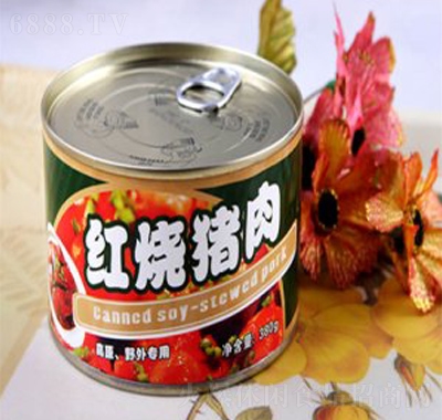 伍田紅燒豬肉罐頭肉食鹵味即食零食