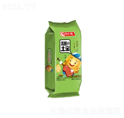 馬大姐奔跑的土寶薯片蜜汁烤肉味特色食品即食小吃
