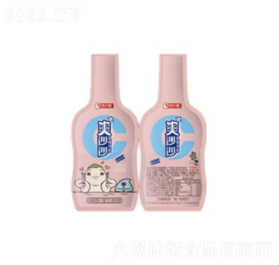 馬大姐爽沙沙袋冰草莓桑葚味批發代理招商休閑食品