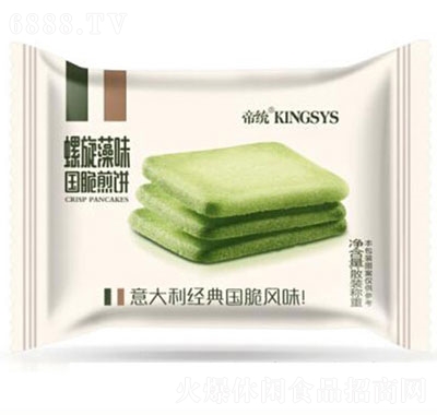 帝統(tǒng)國(guó)粹煎餅螺旋藻味早餐食品