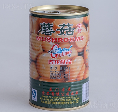 古龍蘑菇罐頭425g辦公室下午茶風味零食批發(fā)