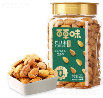百草味罐裝薄殼巴旦木5