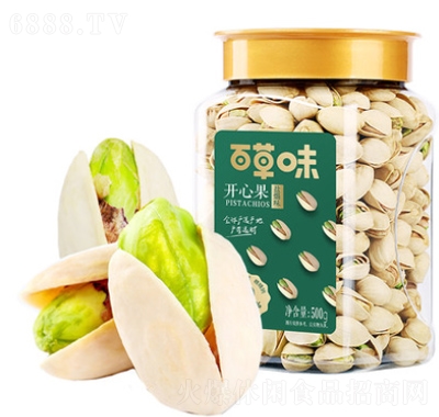 百草味罐裝大顆粒開心果