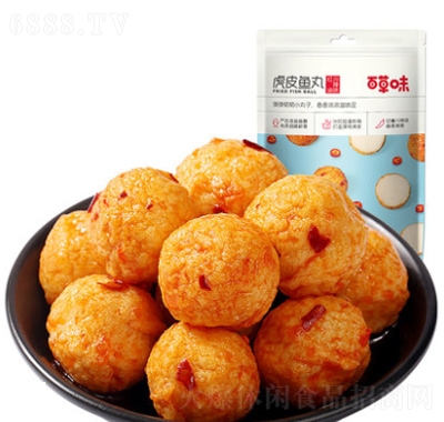 百草味虎皮魚丸100g