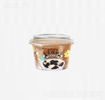 馬大姐愛漾燒仙草摩卡味網紅小吃兒童零食