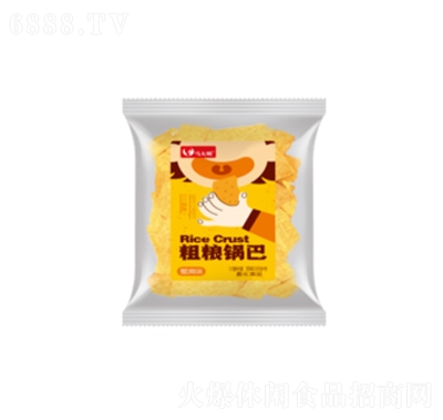 馬大姐粗糧鍋巴蟹黃味休閑食品網紅零食課間小吃