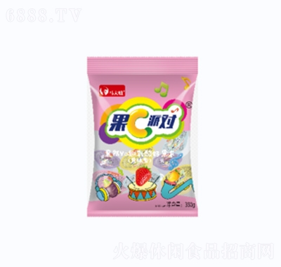 馬大姐果C派對果味型休閑食品糖果