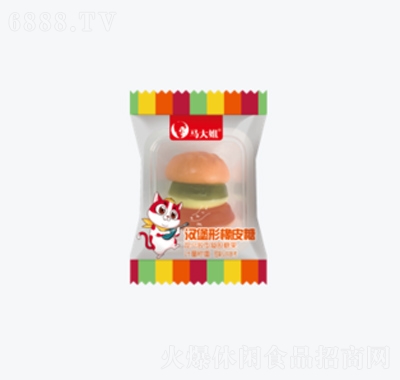 馬大姐漢堡橡皮糖結婚喜糖小零食品