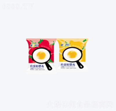 馬大姐煎蛋型果凍下午茶食品代理招商