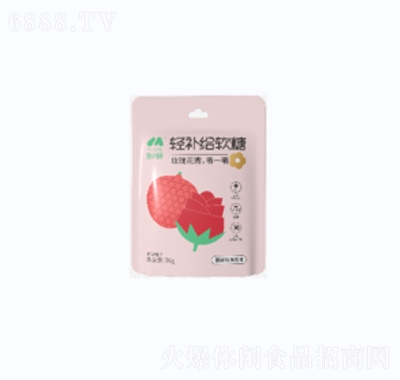 馬大姐了不起的馬小甜荔枝玫瑰花味休閑零食糖果零食