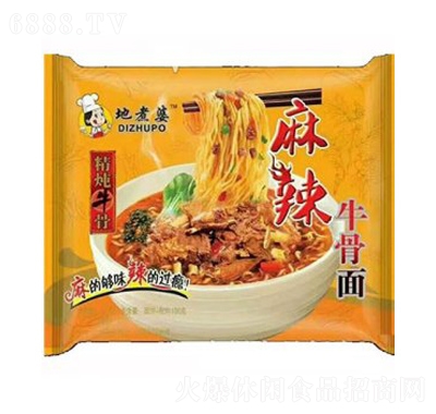 地煮婆麻辣牛骨面袋速食方便零食