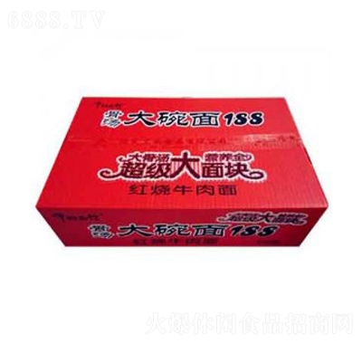 三太子188紅燒牛肉面速食方便零食