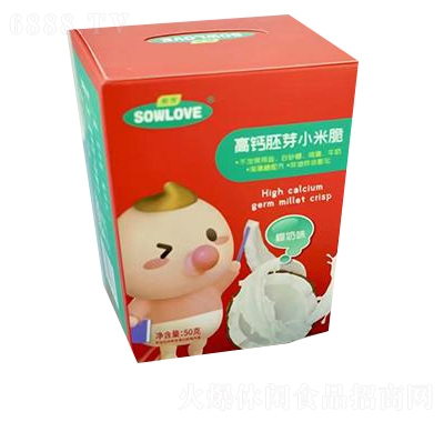 甄育高鈣胚芽小米脆椰奶味休閑食品小吃充饑