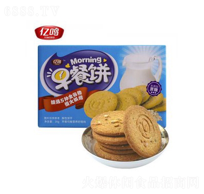 億鳴早餐餅1kg早餐點心休閑零食送禮食品