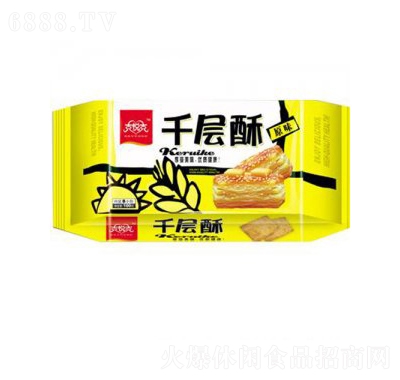 克瑞克原味千層酥100g下午茶食品代理招商