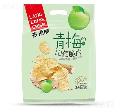 瑯瑯脆青梅山藥脆片網紅小吃兒童零食