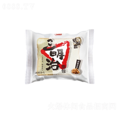 馬大姐焙仙君肉松夾心三明治面包網紅小吃休閑食品