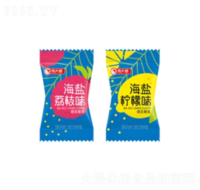 馬大姐海鹽荔枝檸檬糖年貨零食網紅零食糖果