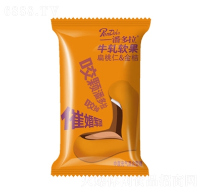馬大姐潘多拉牛軋軟果扁桃仁+金桔味婚慶糖果散裝