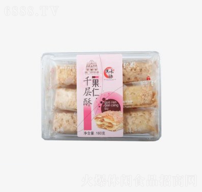 澳味坊果仁千層酥160g招商批發年貨