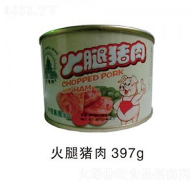 賴記火腿豬肉397g辦公室零食下午茶小吃