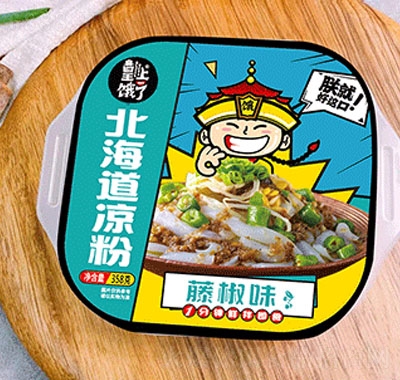 皇上餓了北海道涼粉青椒味速食涼粉