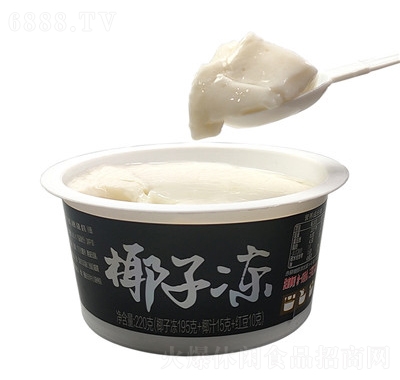果不離廠家代發果凍休閑食品招商商超一件代發椰子凍220g