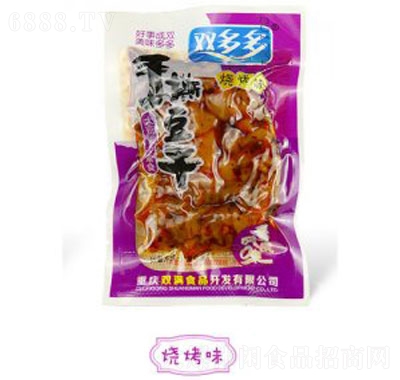 雙多多燒烤味手撕豆干追劇零食聚會小吃