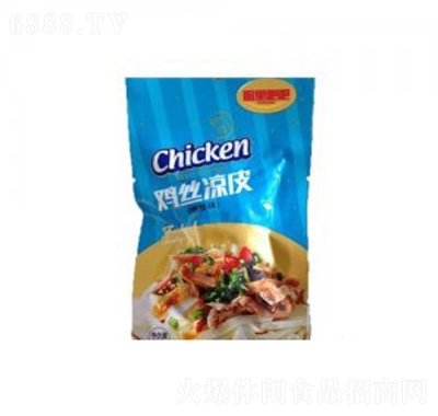 哈里吧吧雞絲涼皮香辣味袋裝聚會(huì)小吃超市食品招商